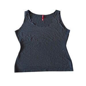 Spanx Black Seamless Smoothing Shapewear Tank Top Scoop Neck Plus Size 3XL